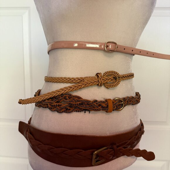 J. Crew Belt Bundle of 4 - Picture 2 of 5